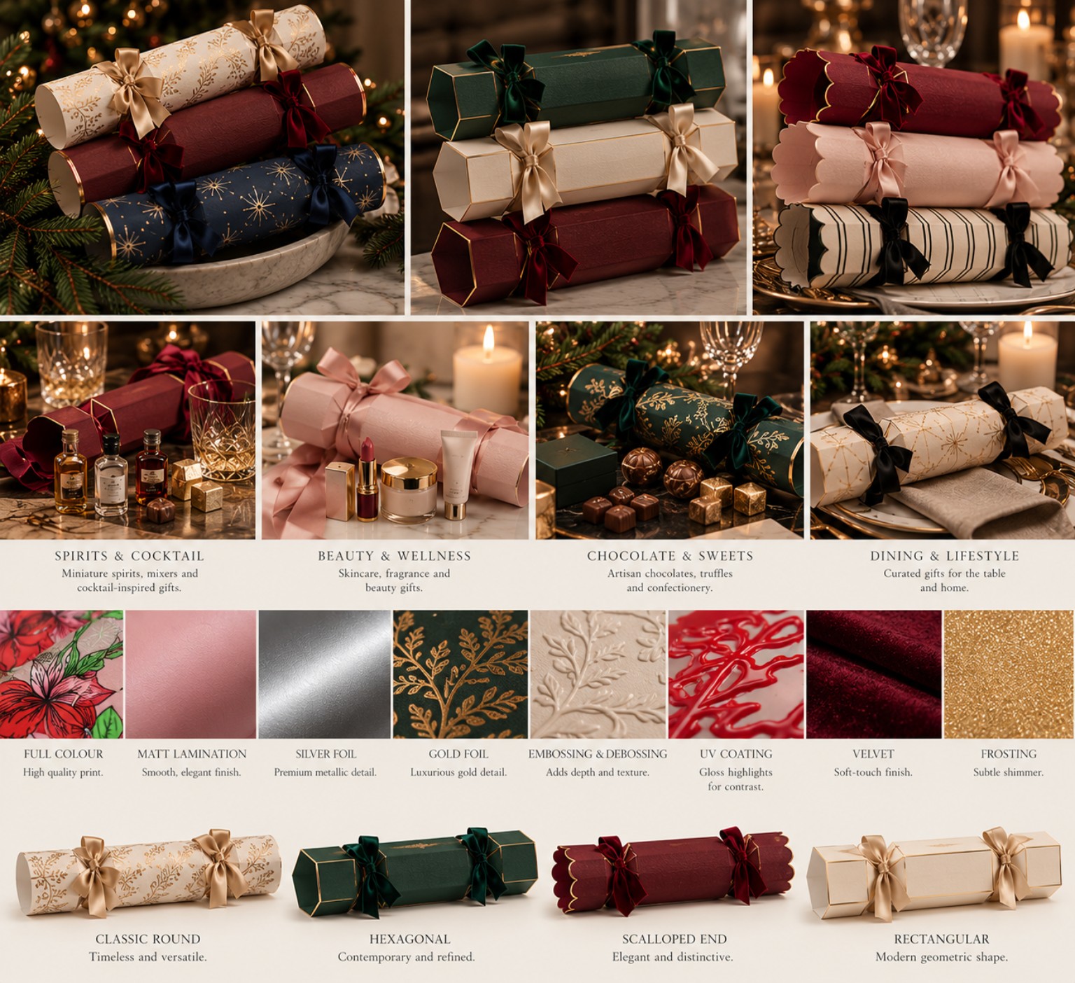 Bespoke Christmas Crackers — bespoke festive collection